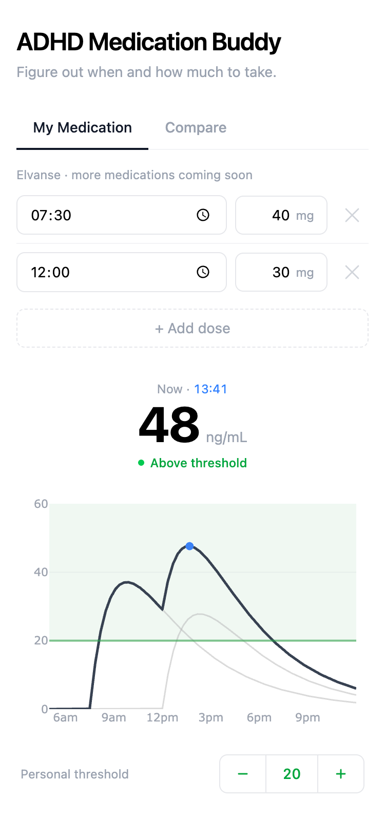 ADHD Medication Buddy screenshot